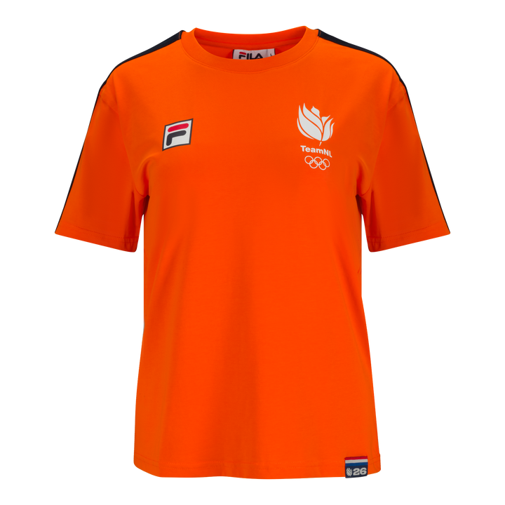 Fila TeamNL T-Shirt Oranje Dames
