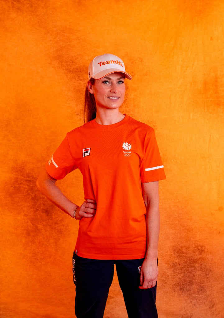 Fila TeamNL T-Shirt - Dames - Oranje