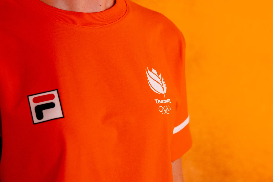 Fila TeamNL T-Shirt - Dames - Oranje