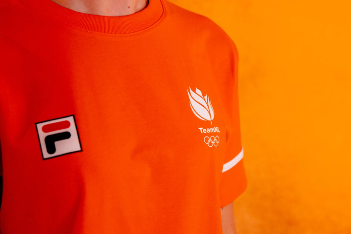 Fila TeamNL T-Shirt - Dames - Oranje