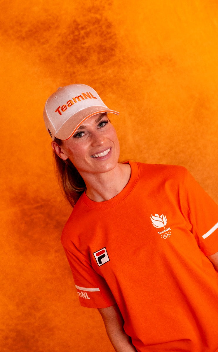 Fila TeamNL T-Shirt - Dames - Oranje