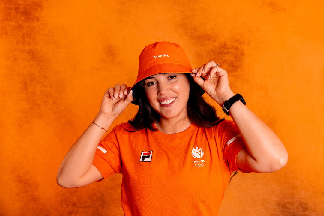 Fila TeamNL T-Shirt - Dames - Oranje