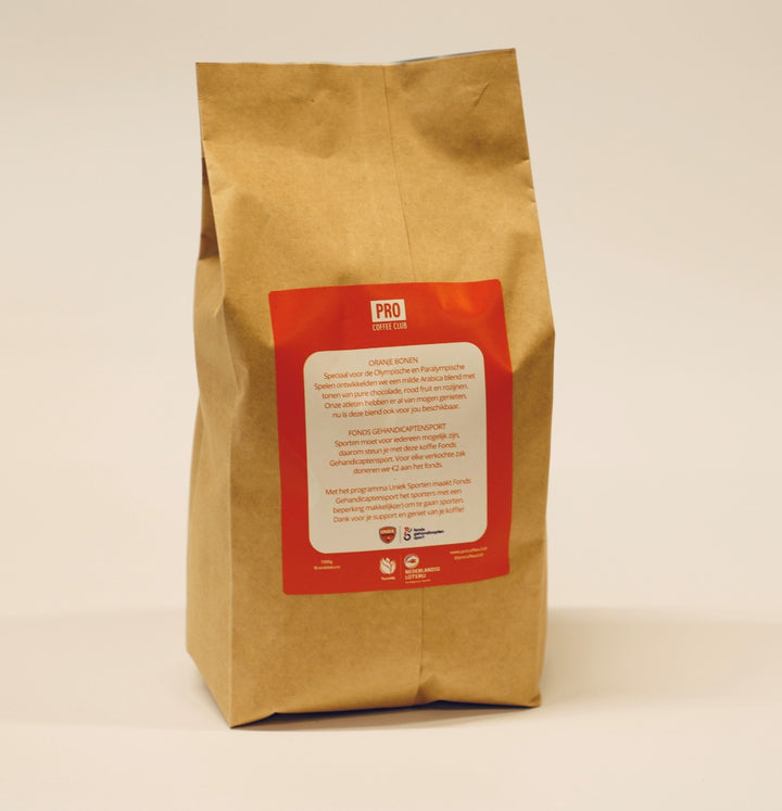 TeamNL Blend Oranje Koffiebonen - Halfautomaat