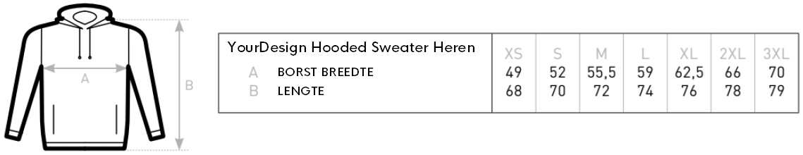 YourDesign Hooded Sweater Men