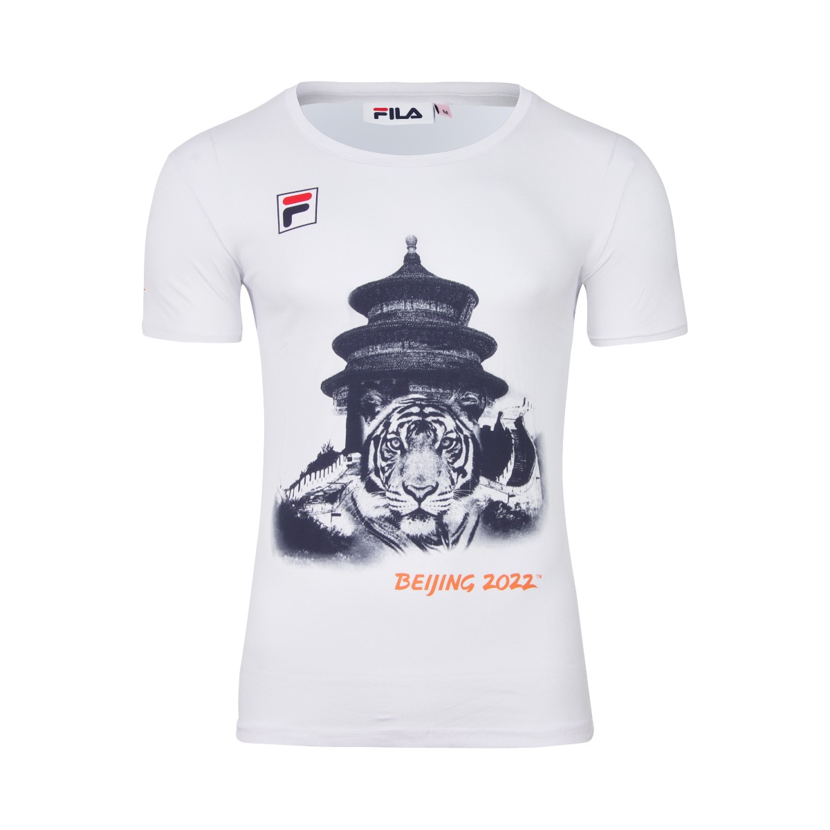kleermaker marketing oortelefoon Fila TeamNL T-shirt Beijing 2022 - Heren